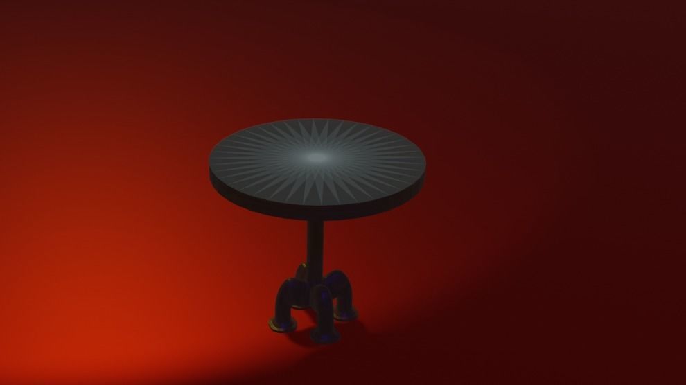 Table Free 3D model_5