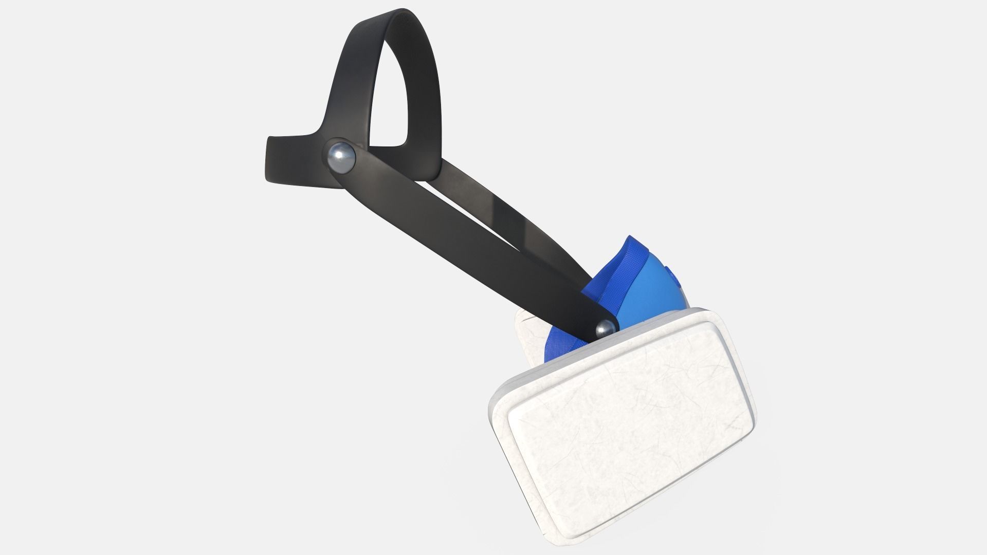 Safety Respiratory Mask Low-poly 3D model_6