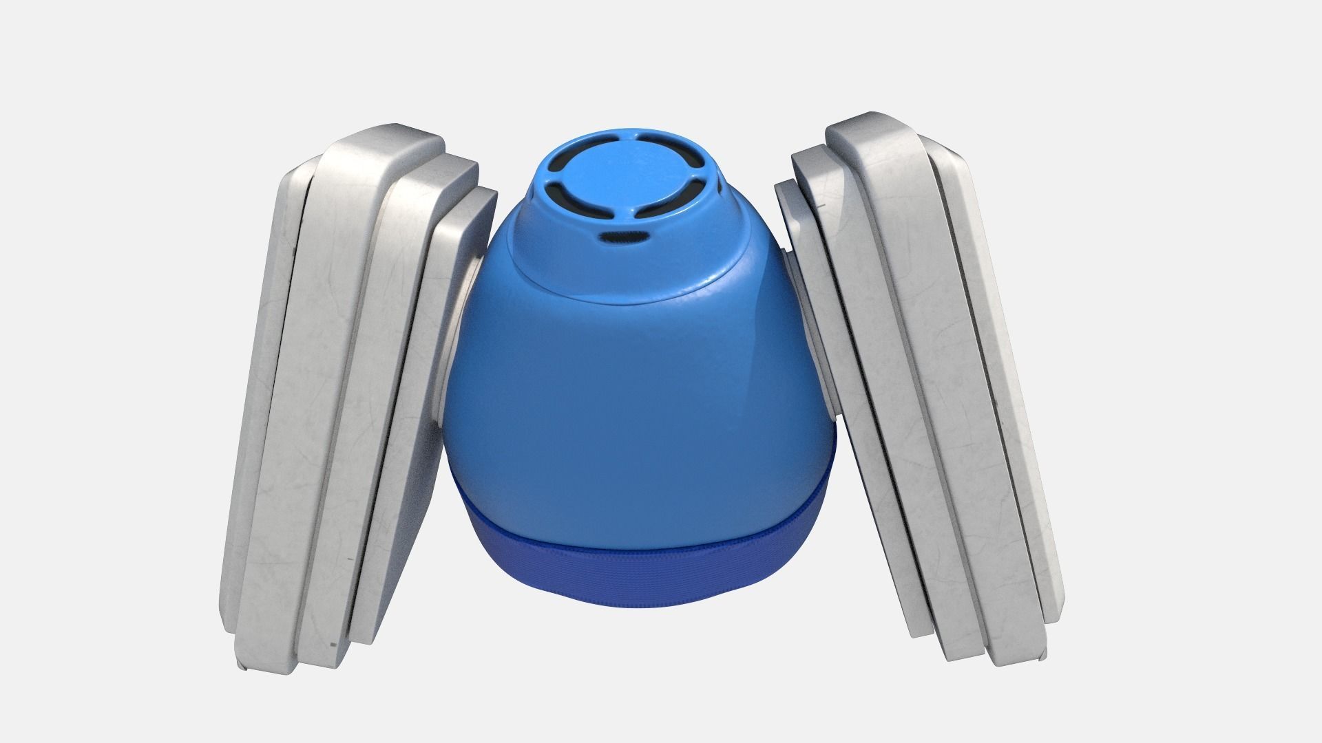 Safety Respiratory Mask Low-poly 3D model_3