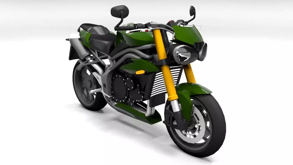 TRIUMPH 1050S TRIPLE S 3D model_0