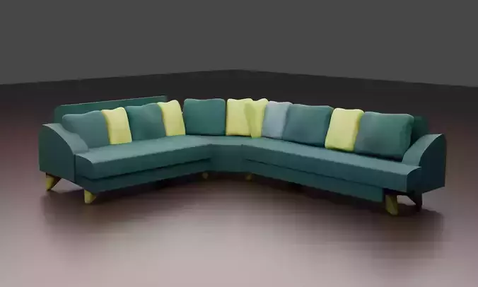 curved sofa