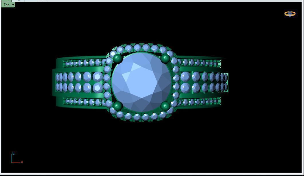 DK04 Ring model 3D print model_2