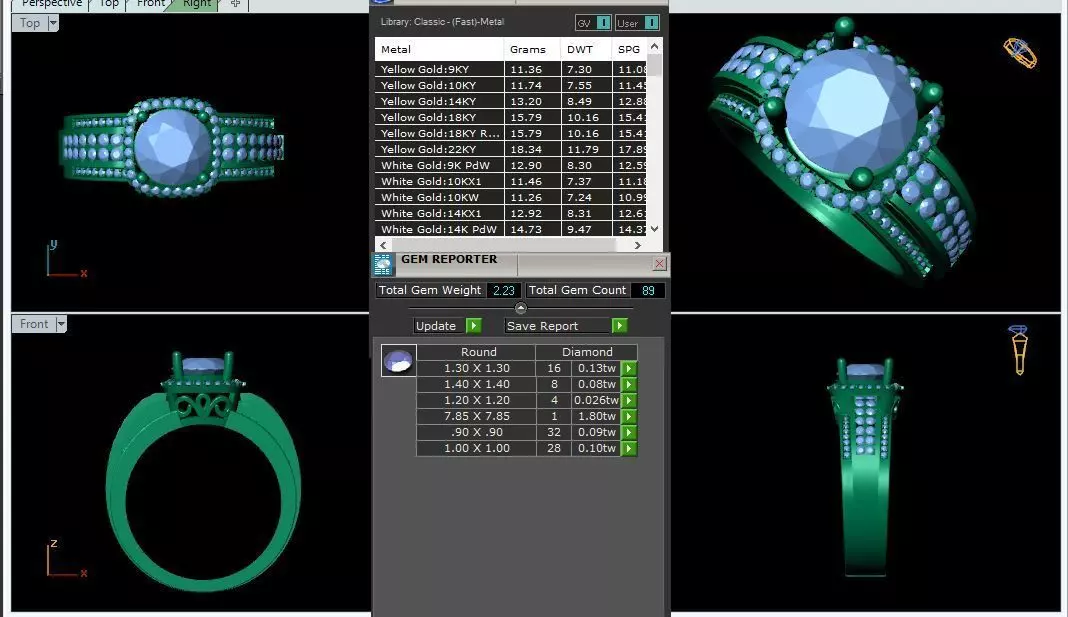 DK04 Ring model 3D print model_0