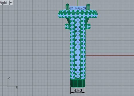 Cushion Halo Cathedral Twisted Ring 3537 3D print model 3D print model_6