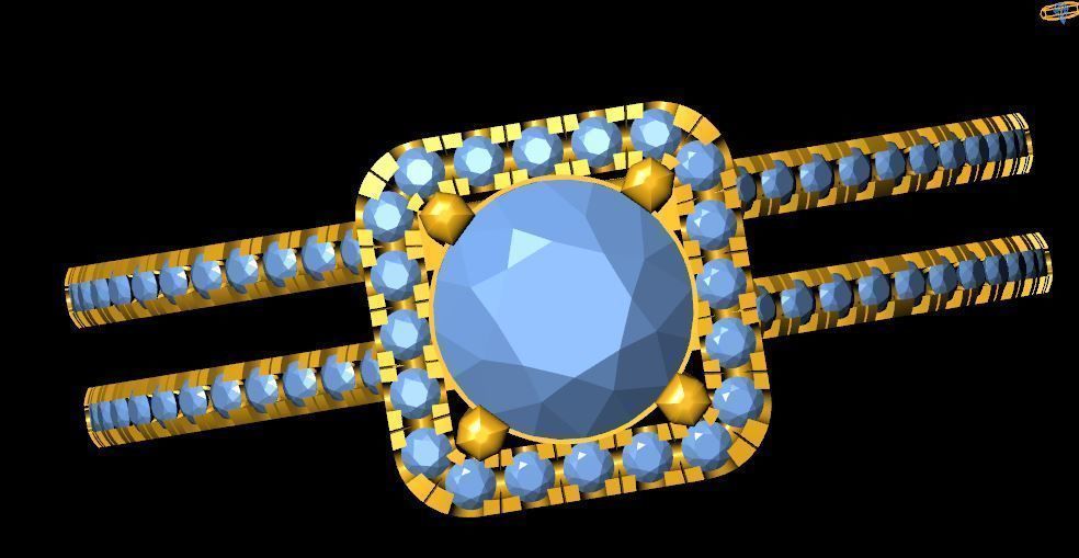 Halo Ring 3d Model 3D print model_4