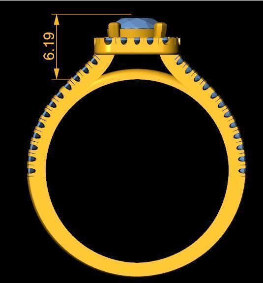 Halo Ring 3d Model 3D print model_3