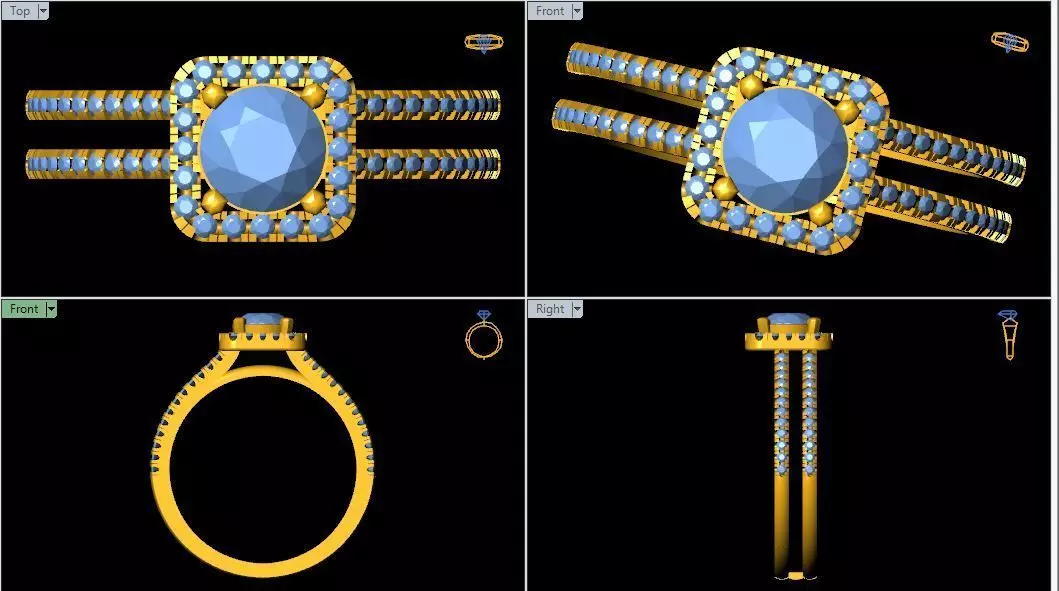 Halo Ring 3d Model 3D print model_0