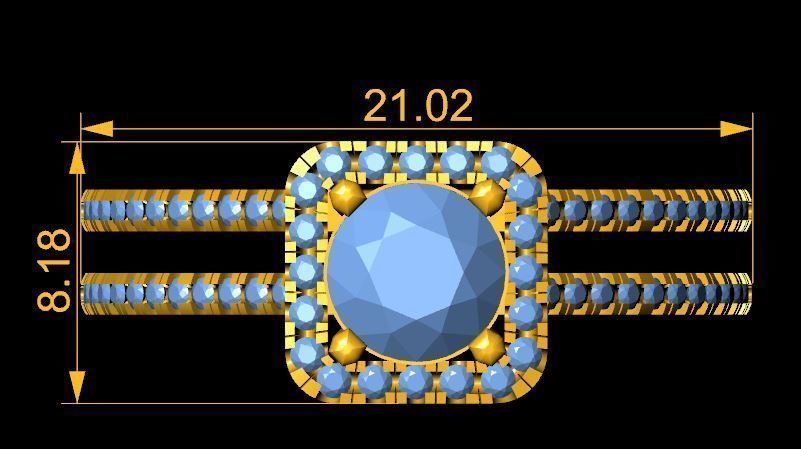 Halo Ring 3d Model 3D print model_1