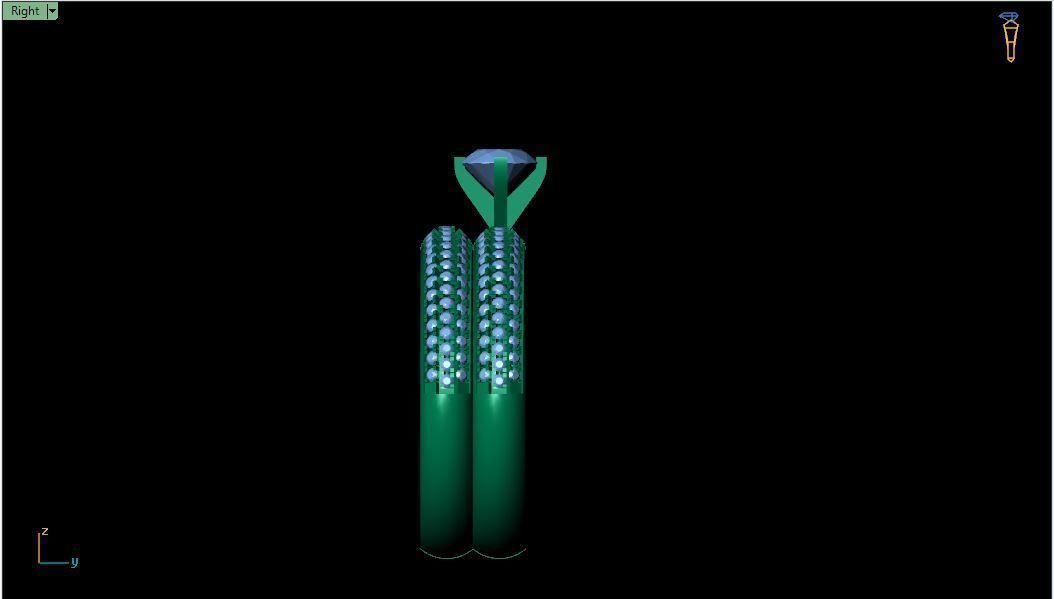 Set Wedding Ring 3d Model 3D print model_2