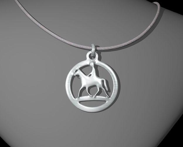  Necklaces Horse  STL jewelry Free 3D print model