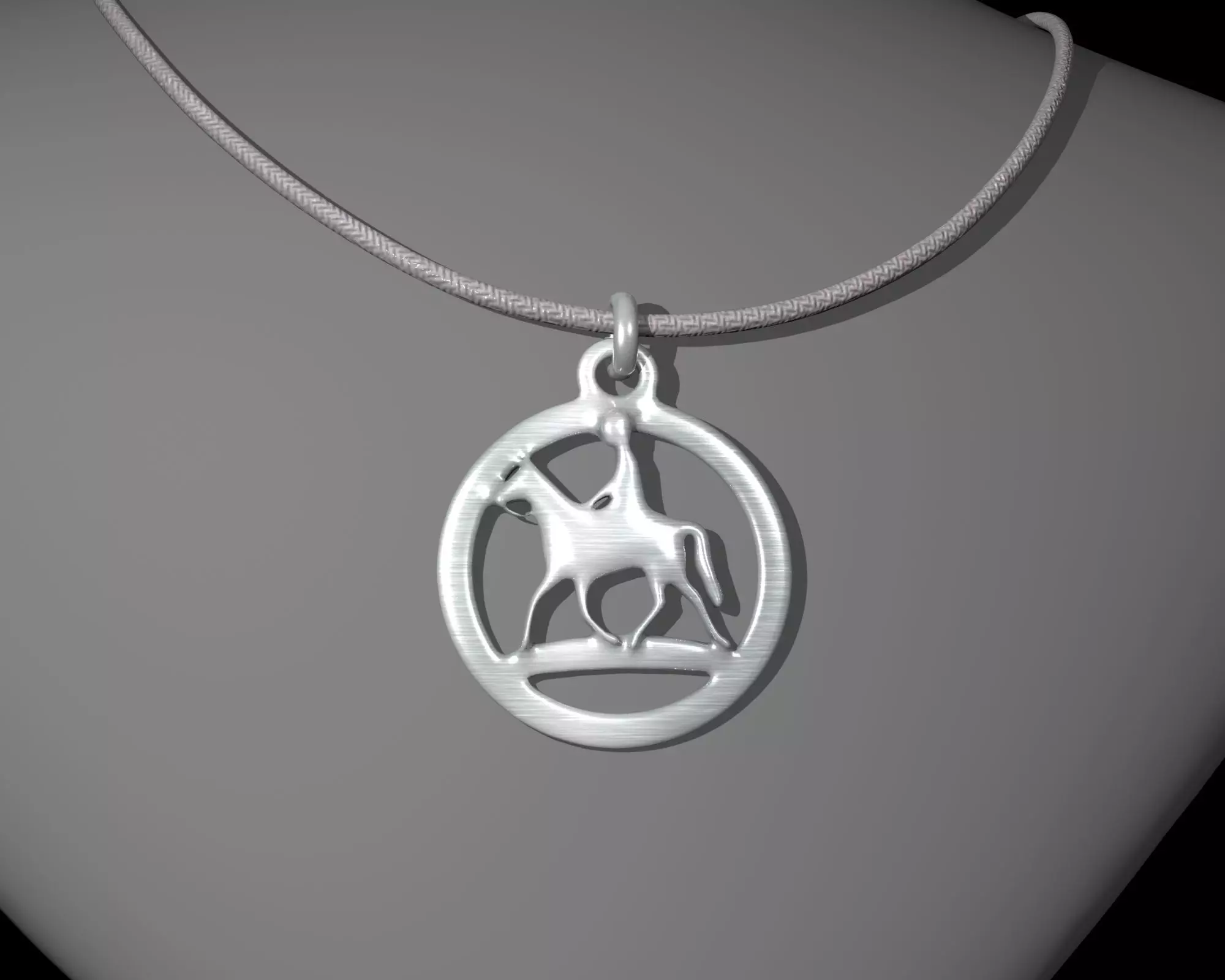 Necklaces Horse STL jewelry Free 3D print model