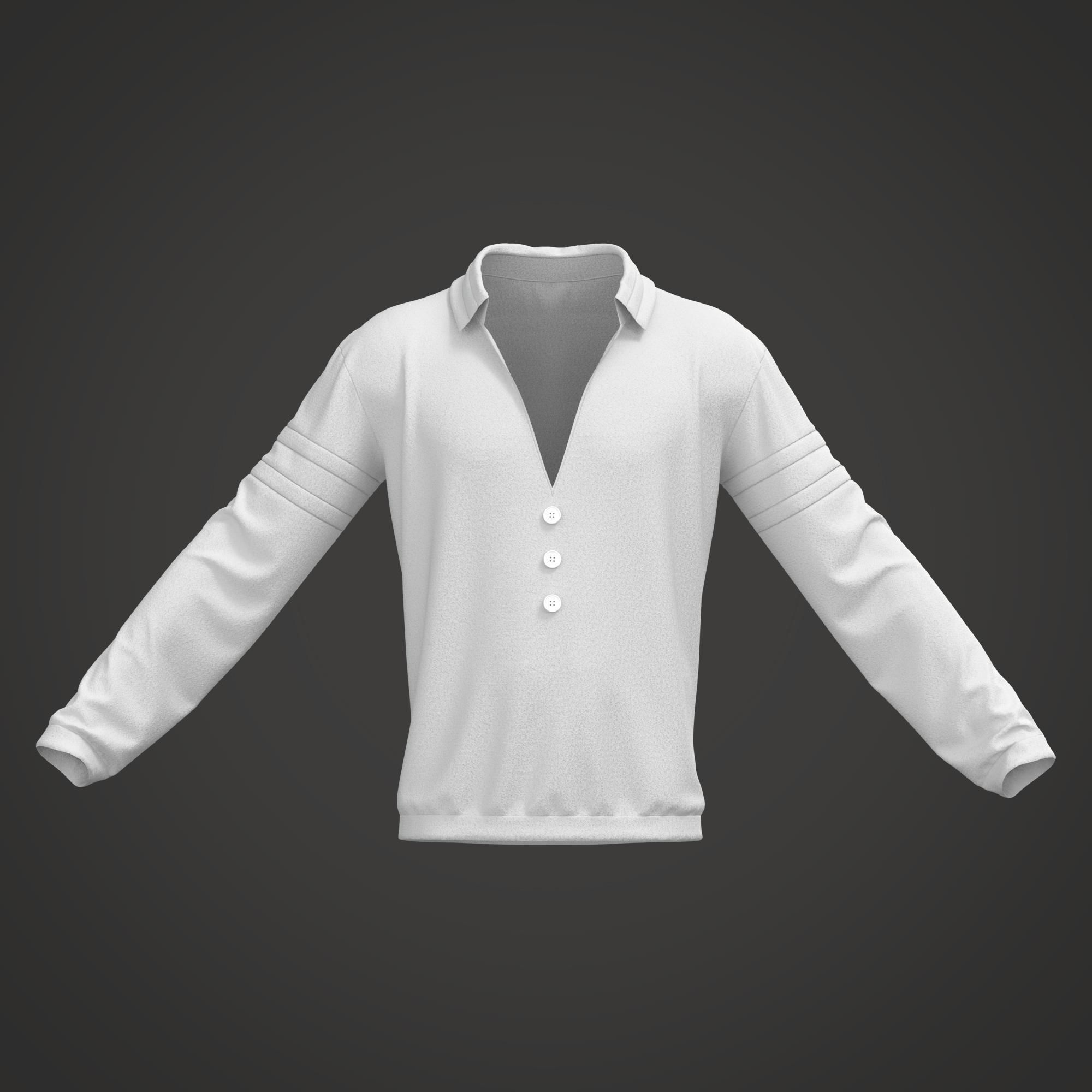27  Men basic clothes 3D model_37