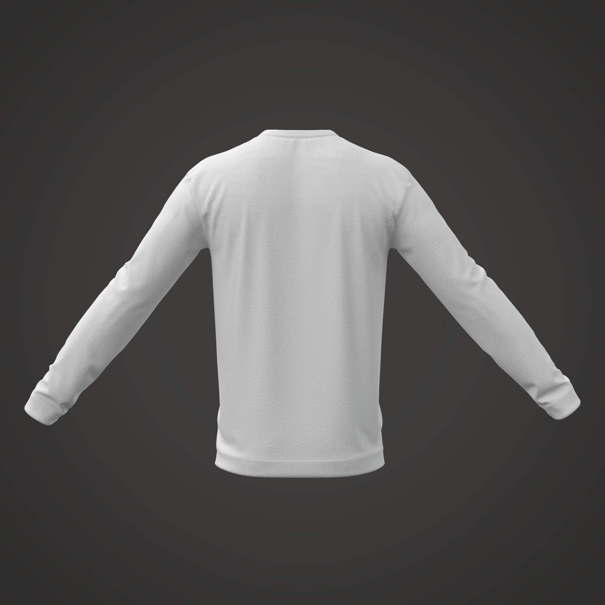 27  Men basic clothes 3D model_34