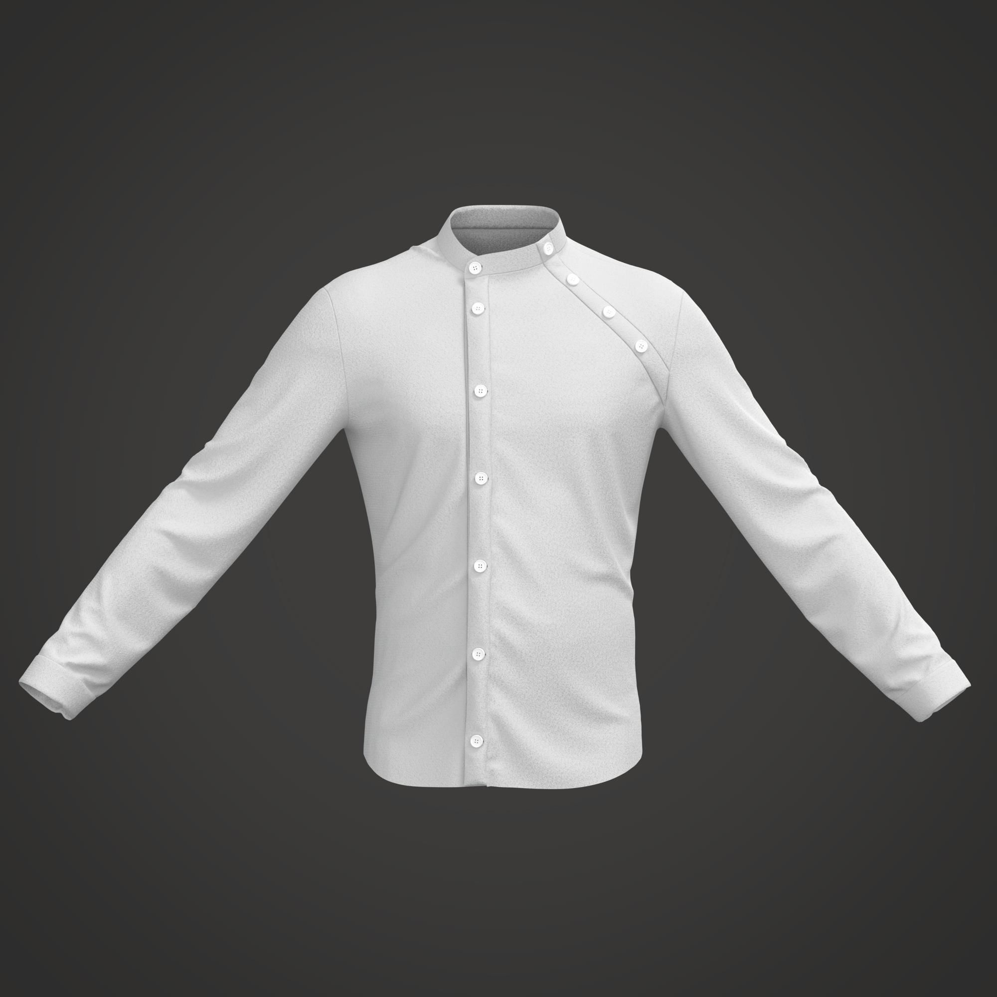 27  Men basic clothes 3D model_41