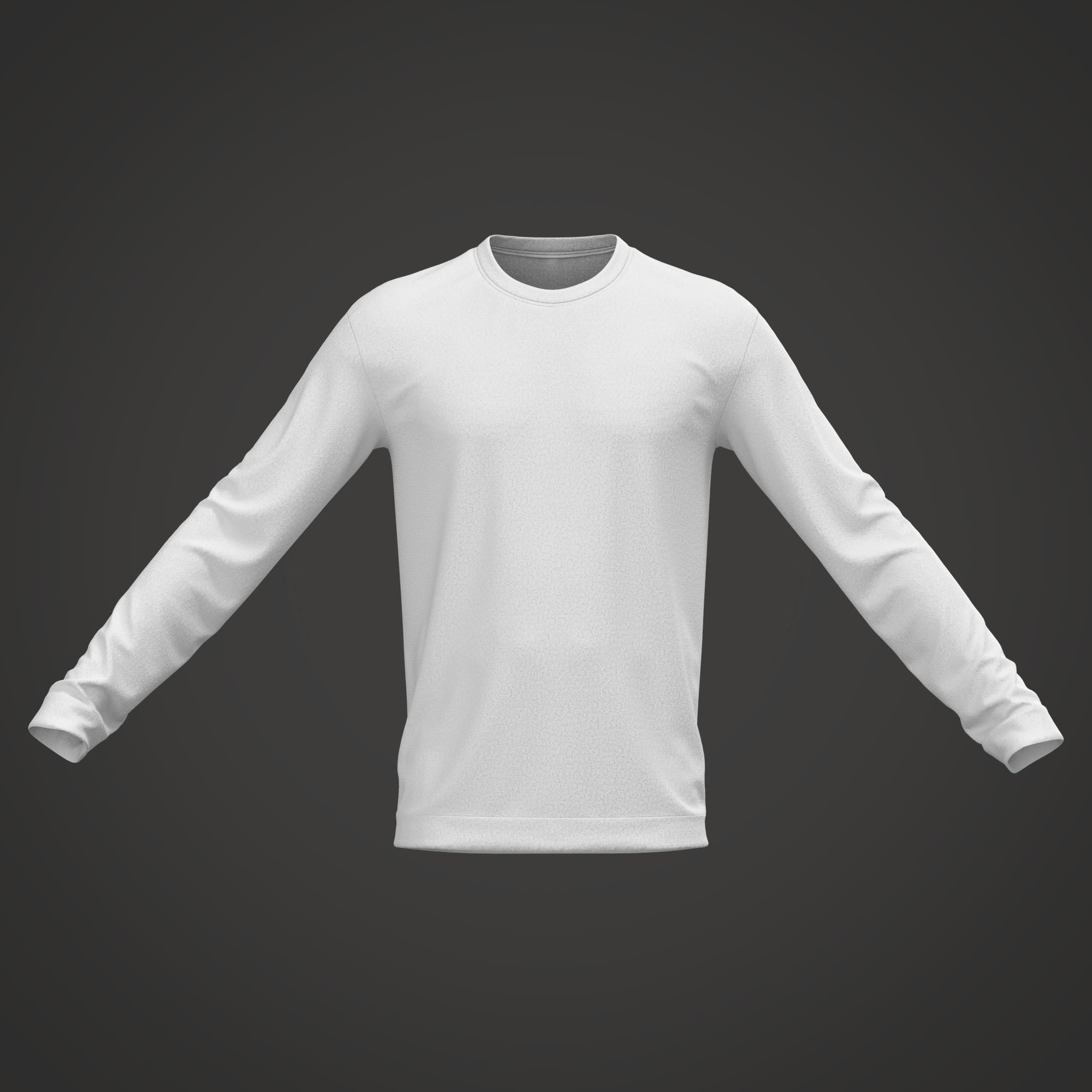 27  Men basic clothes 3D model_33
