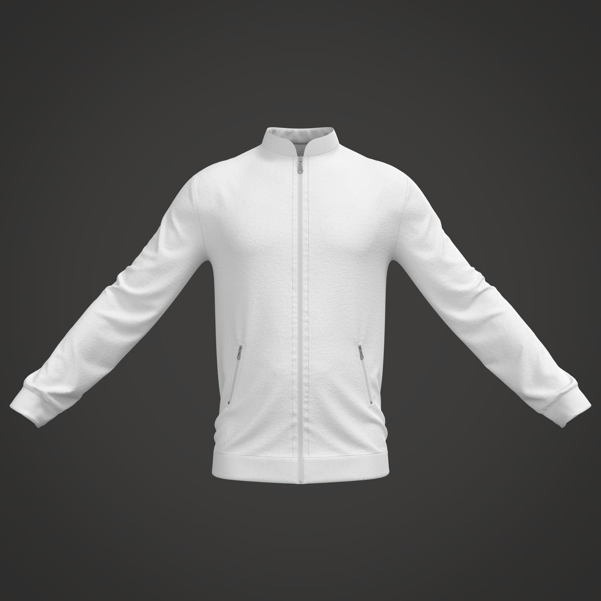 27  Men basic clothes 3D model_11