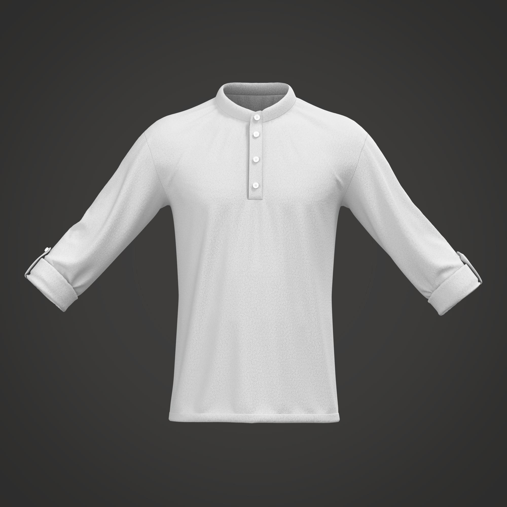 27  Men basic clothes 3D model_39