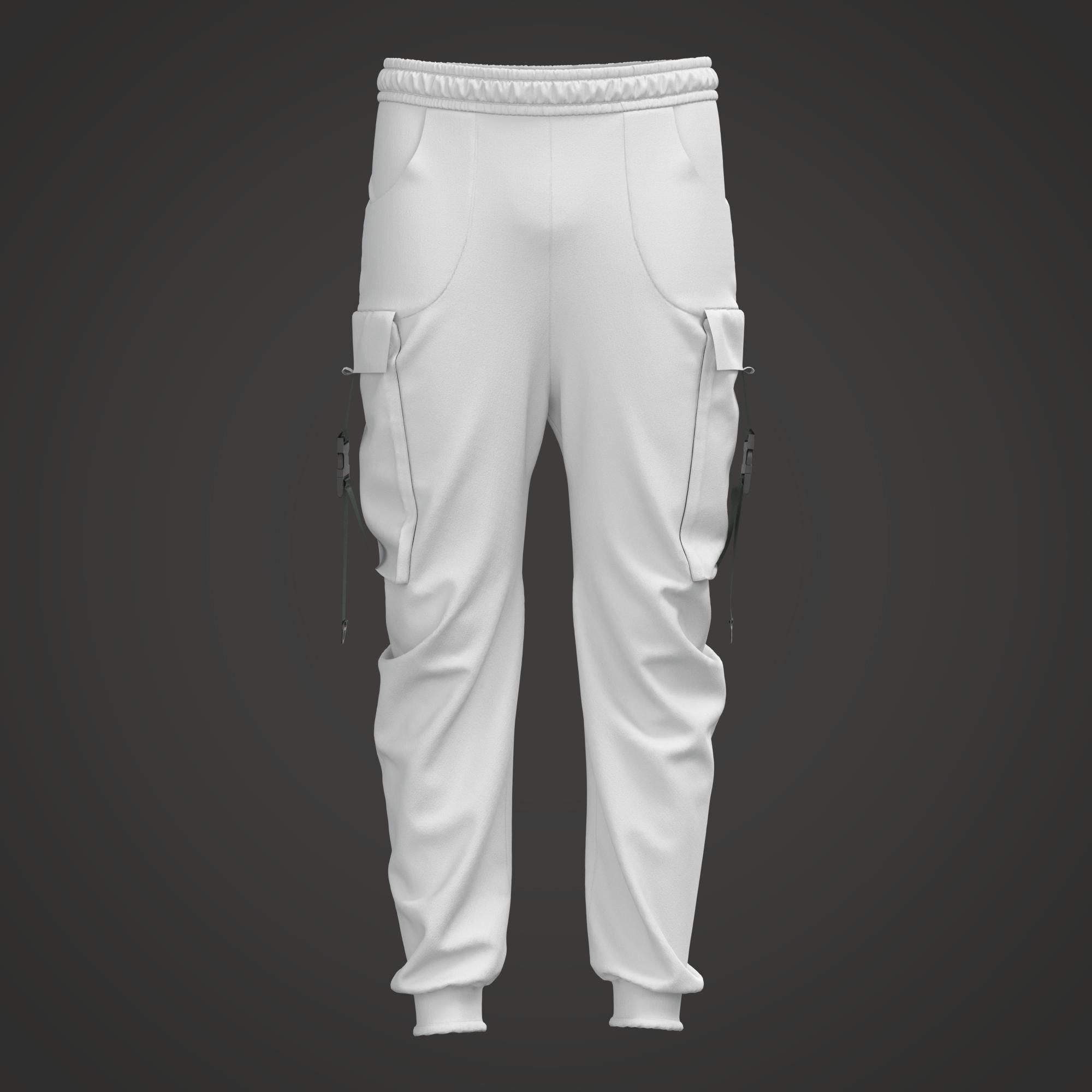 27  Men basic clothes 3D model_17