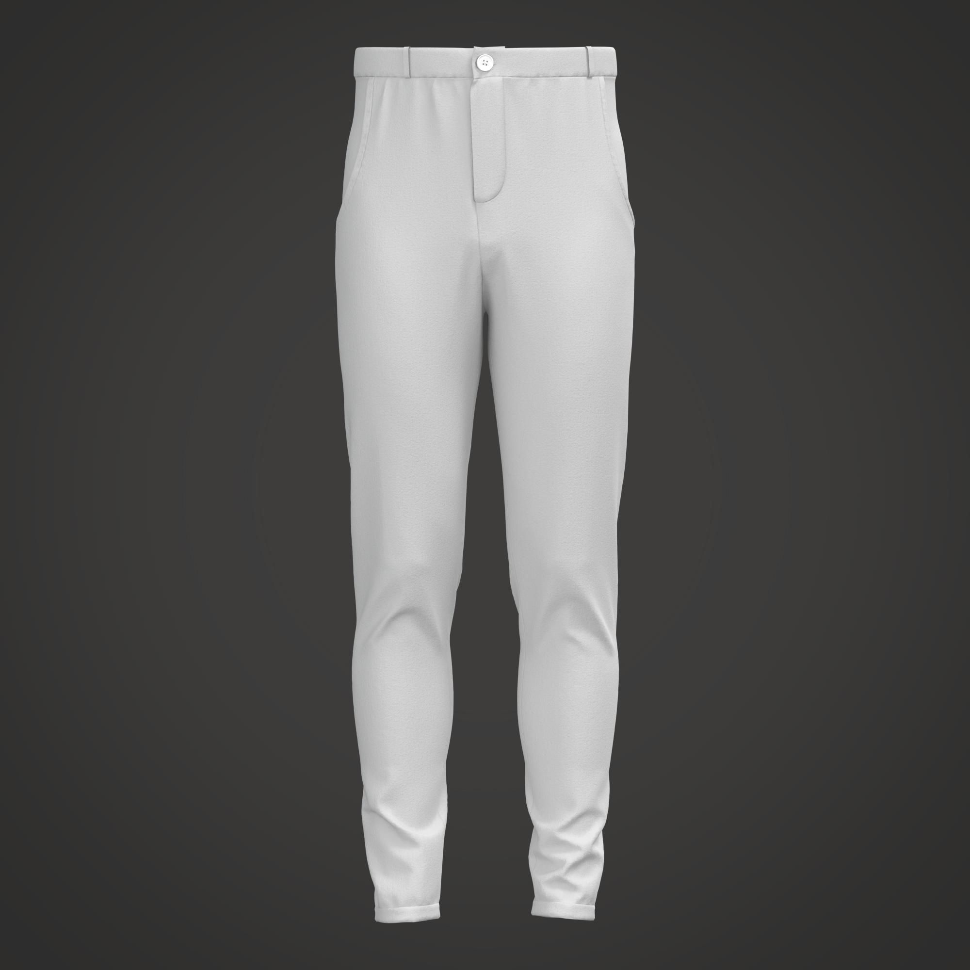 27  Men basic clothes 3D model_22