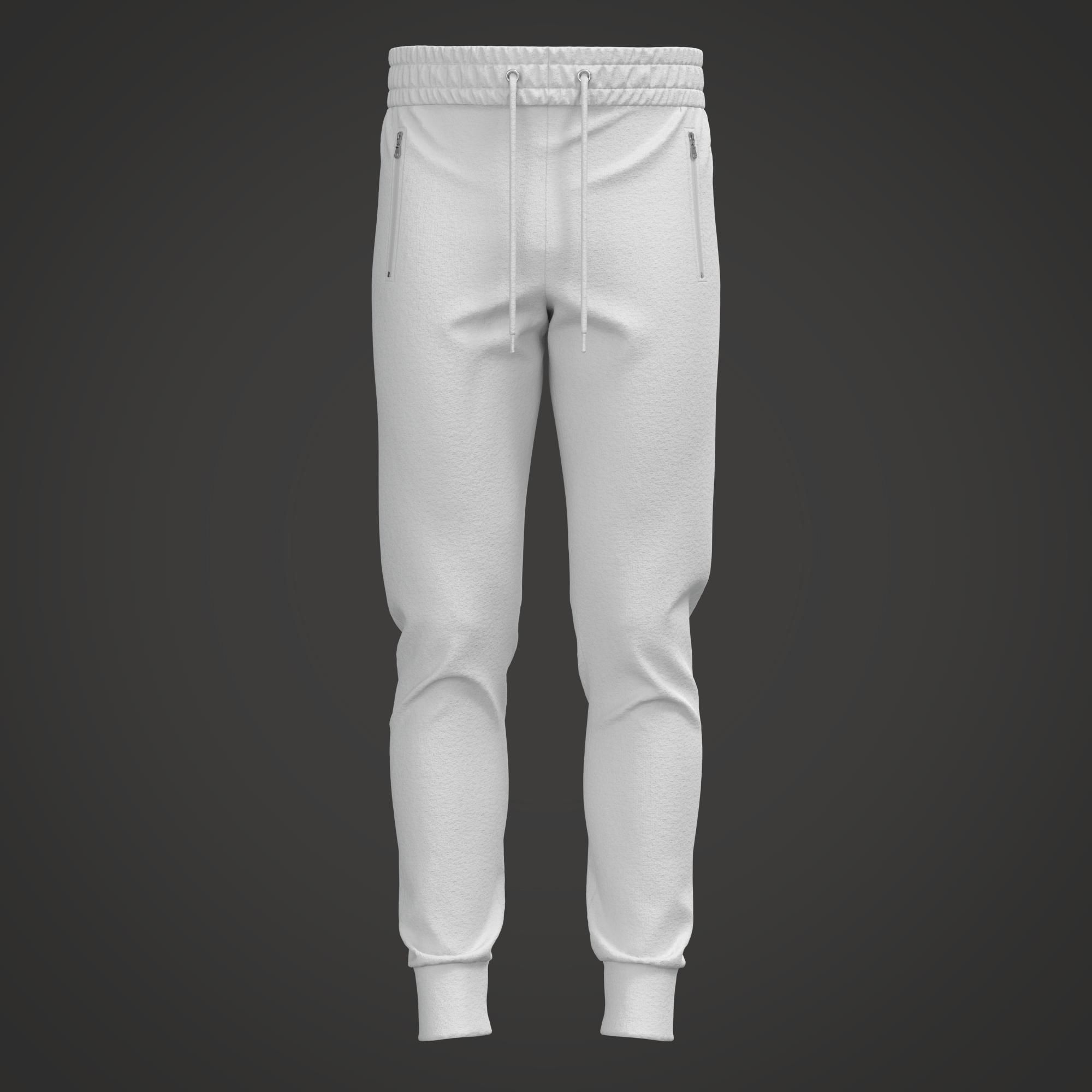 27  Men basic clothes 3D model_23