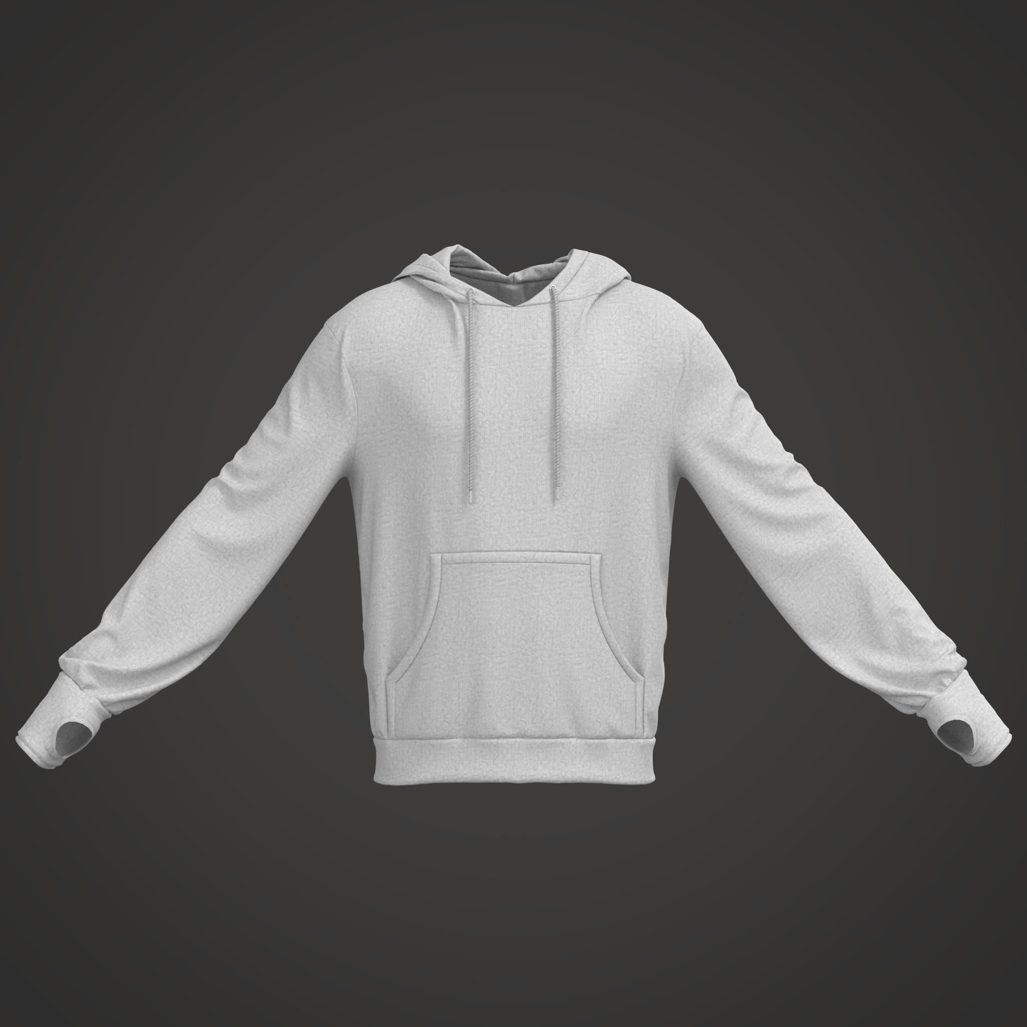 27  Men basic clothes 3D model_8