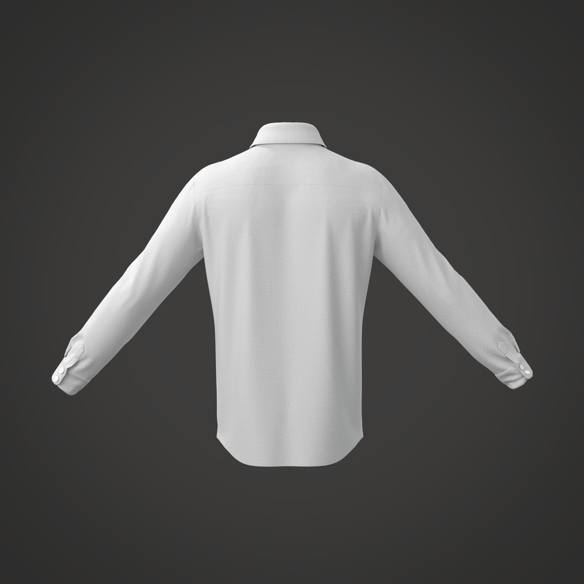27  Men basic clothes 3D model_36