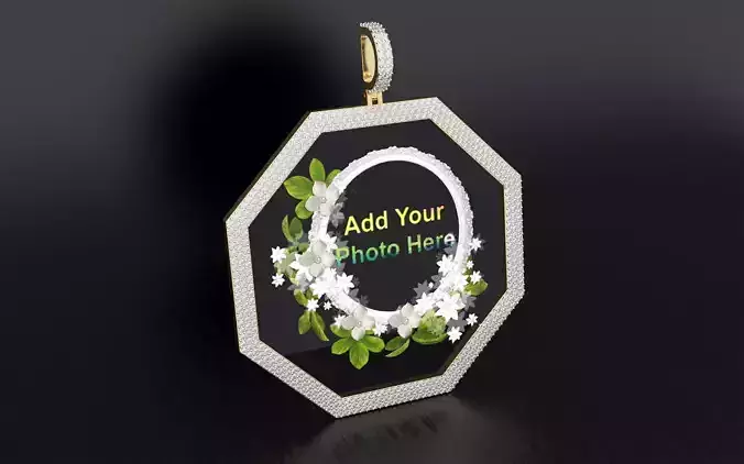 Photo Frame Pendant two INCH