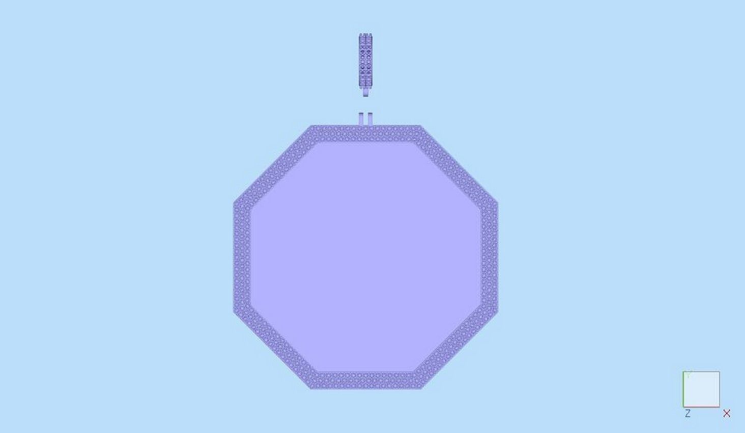 Photo Frame Pendant two INCH 3D print model_6