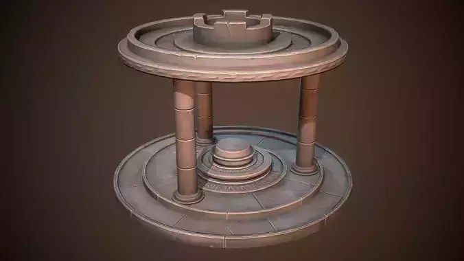Stylized altar