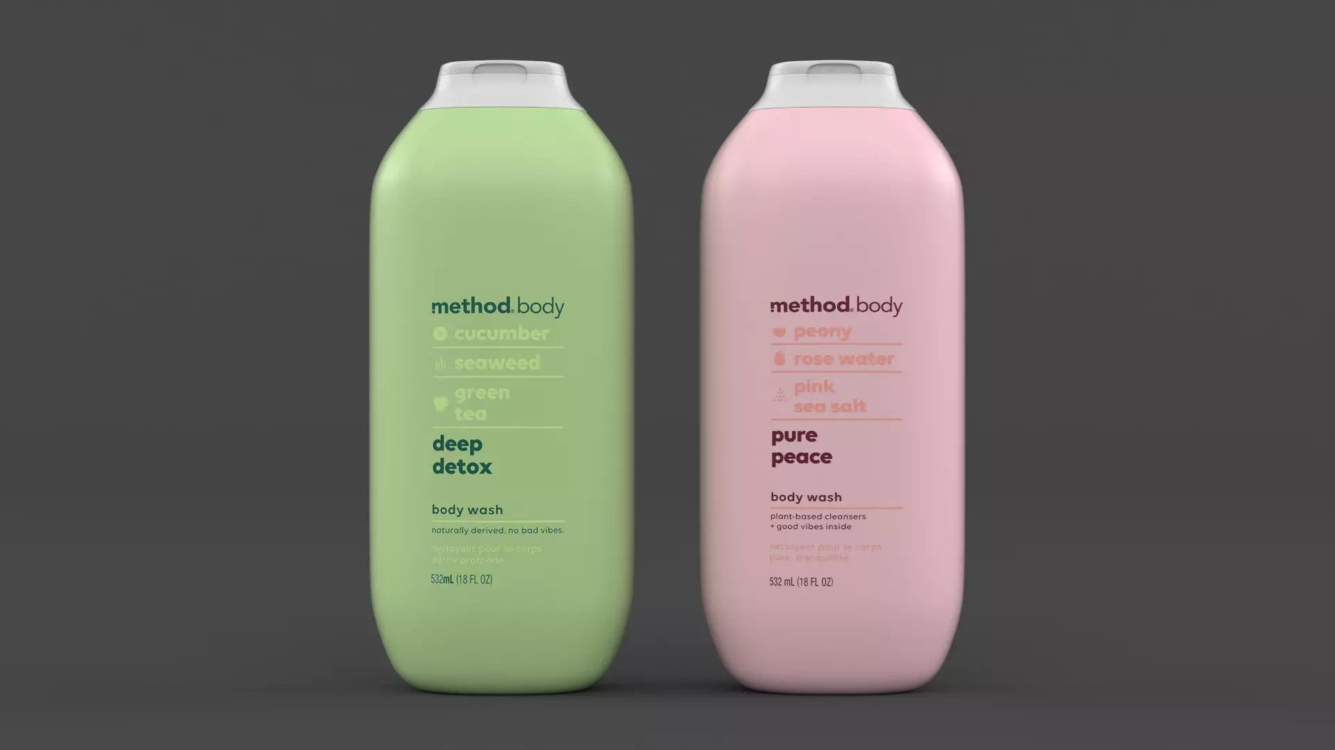 Method Men Body Wash 3D model