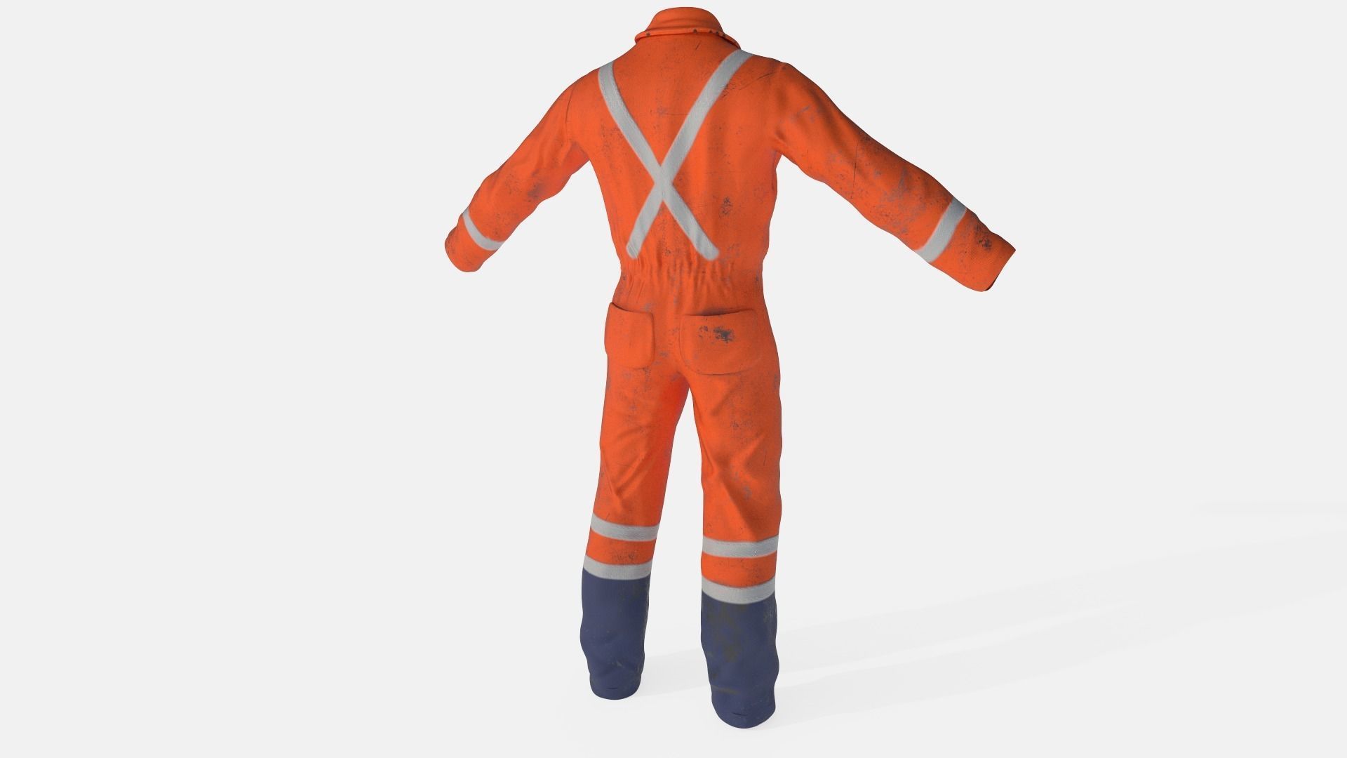  Workman  Overall Low-poly 3D model_15