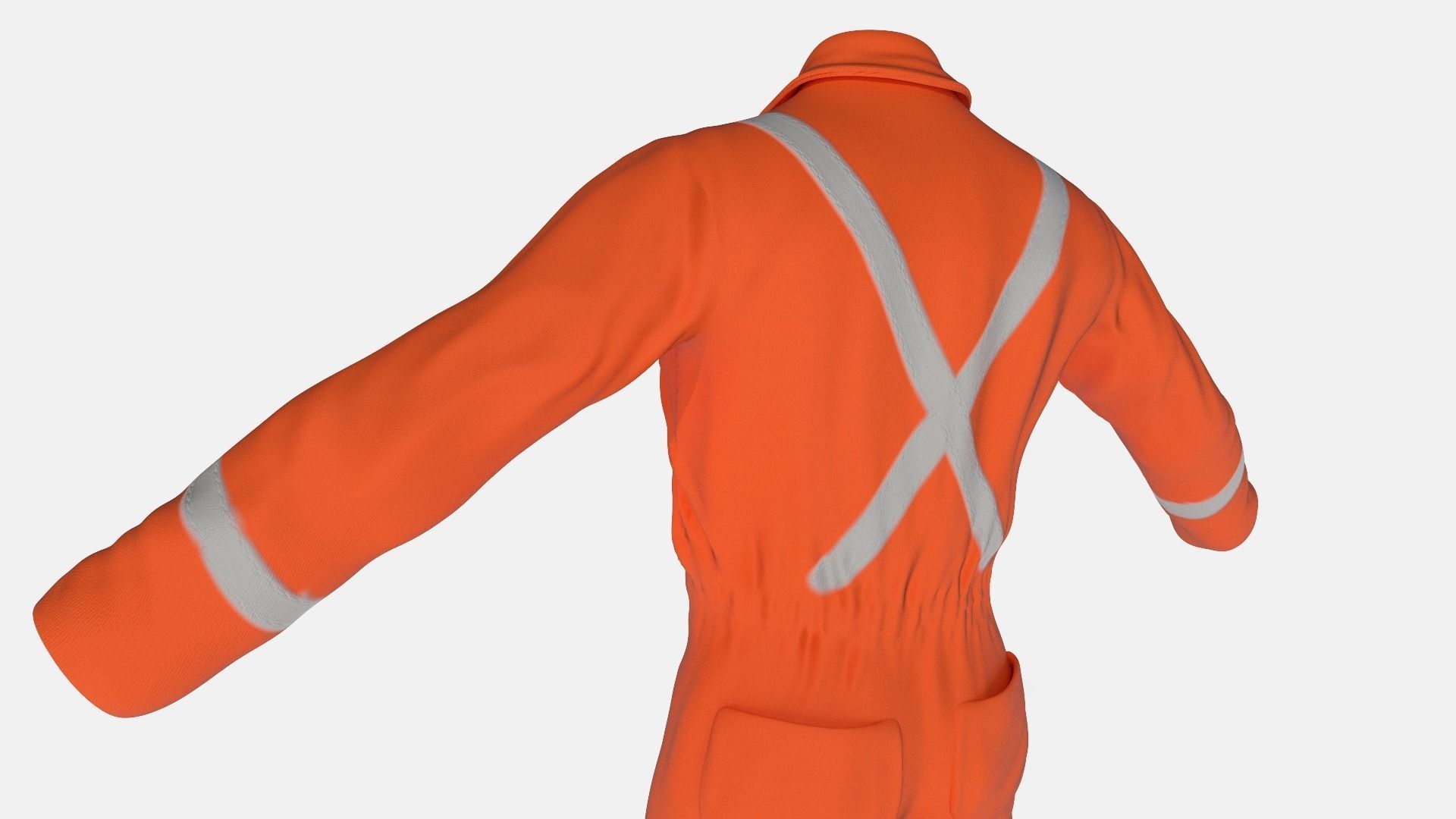  Workman  Overall Low-poly 3D model_8