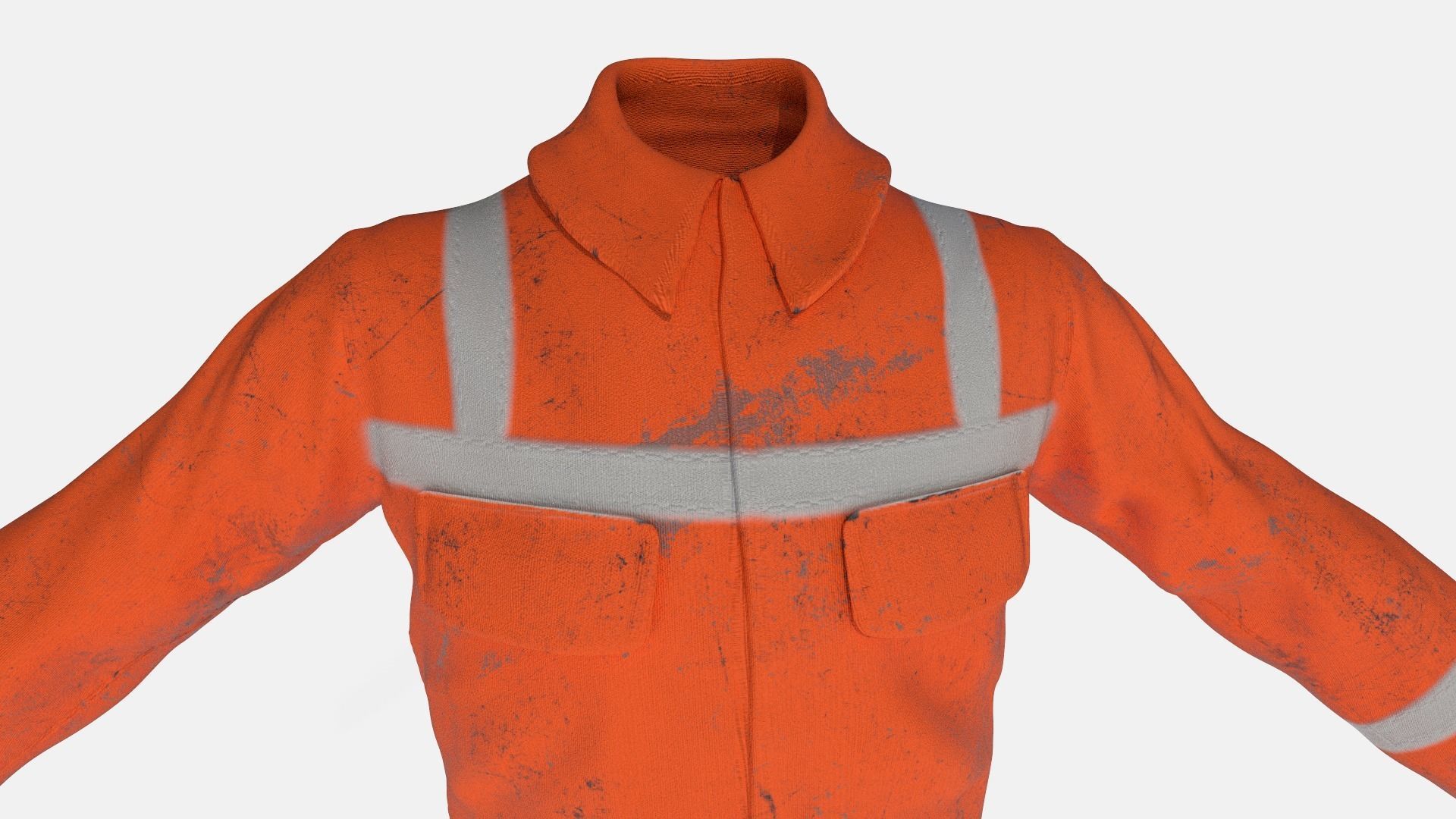  Workman  Overall Low-poly 3D model_9