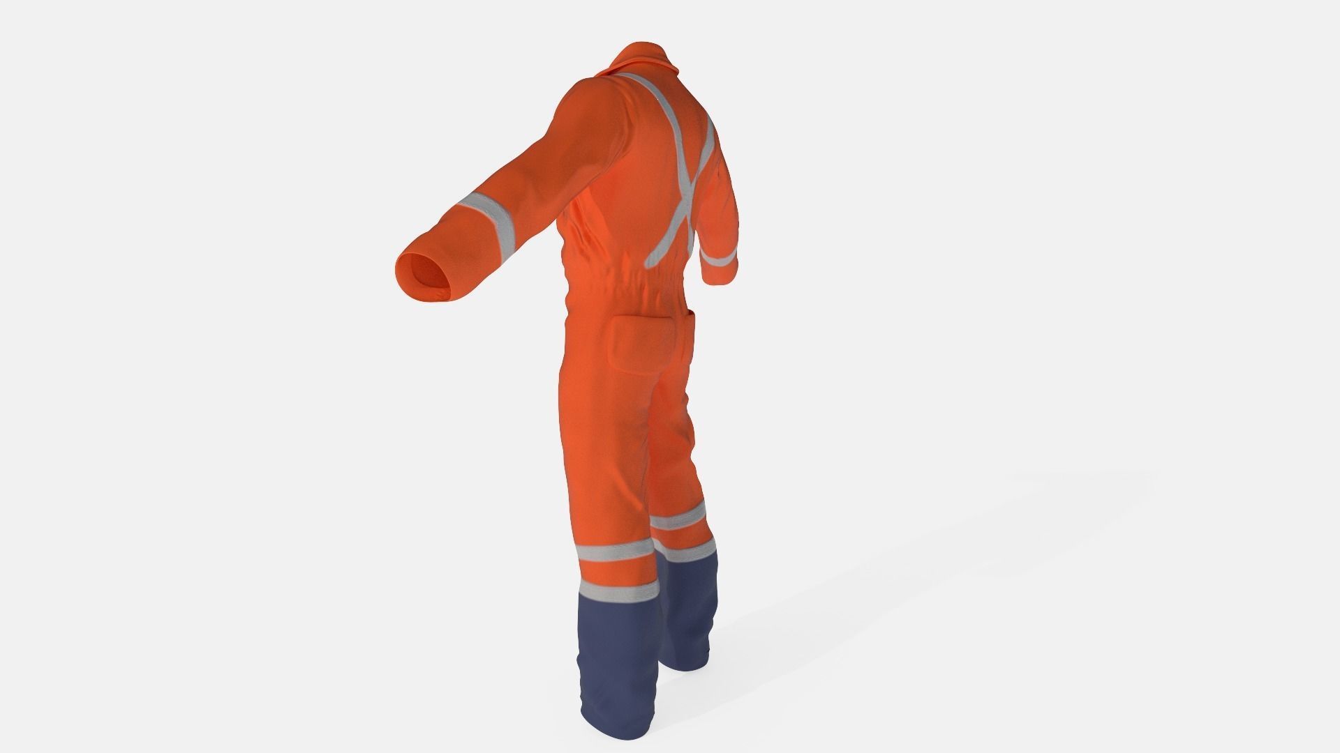  Workman  Overall Low-poly 3D model_6