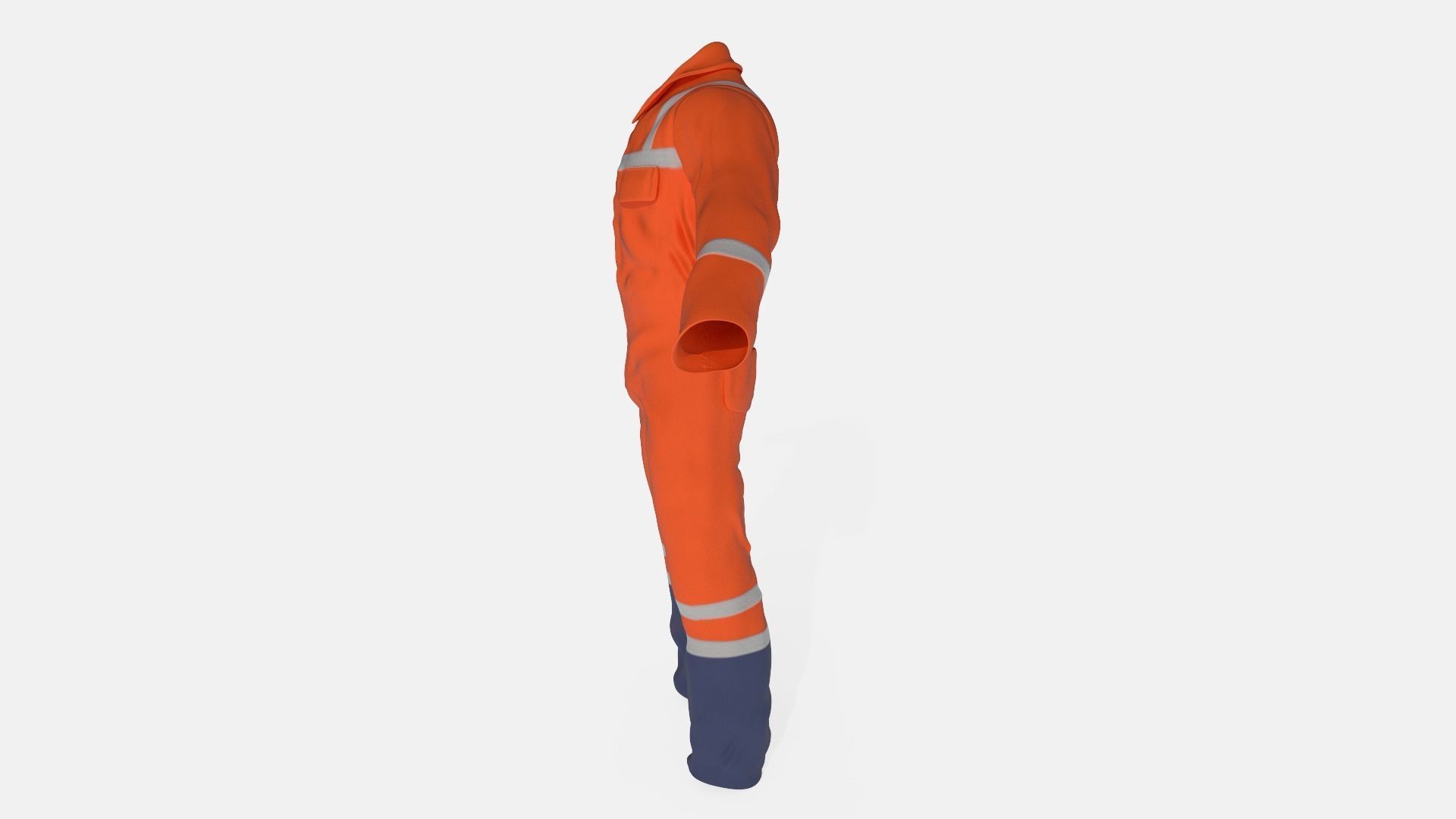  Workman  Overall Low-poly 3D model_5