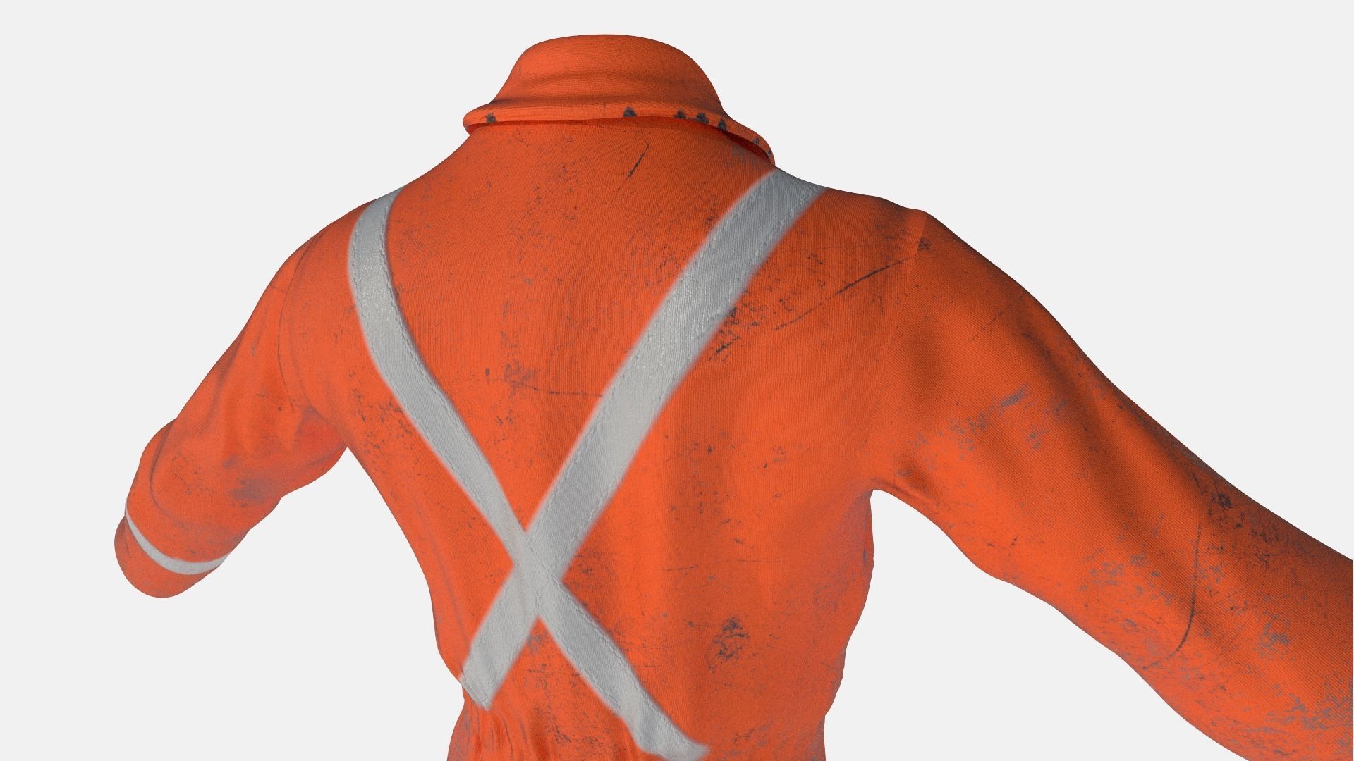  Workman  Overall Low-poly 3D model_16