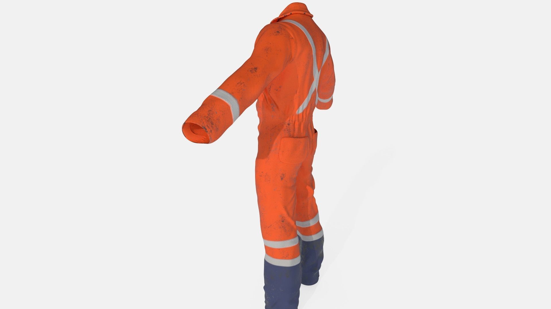  Workman  Overall Low-poly 3D model_12
