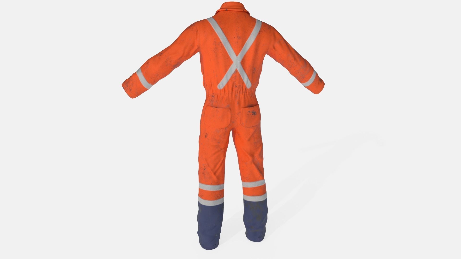  Workman  Overall Low-poly 3D model_14