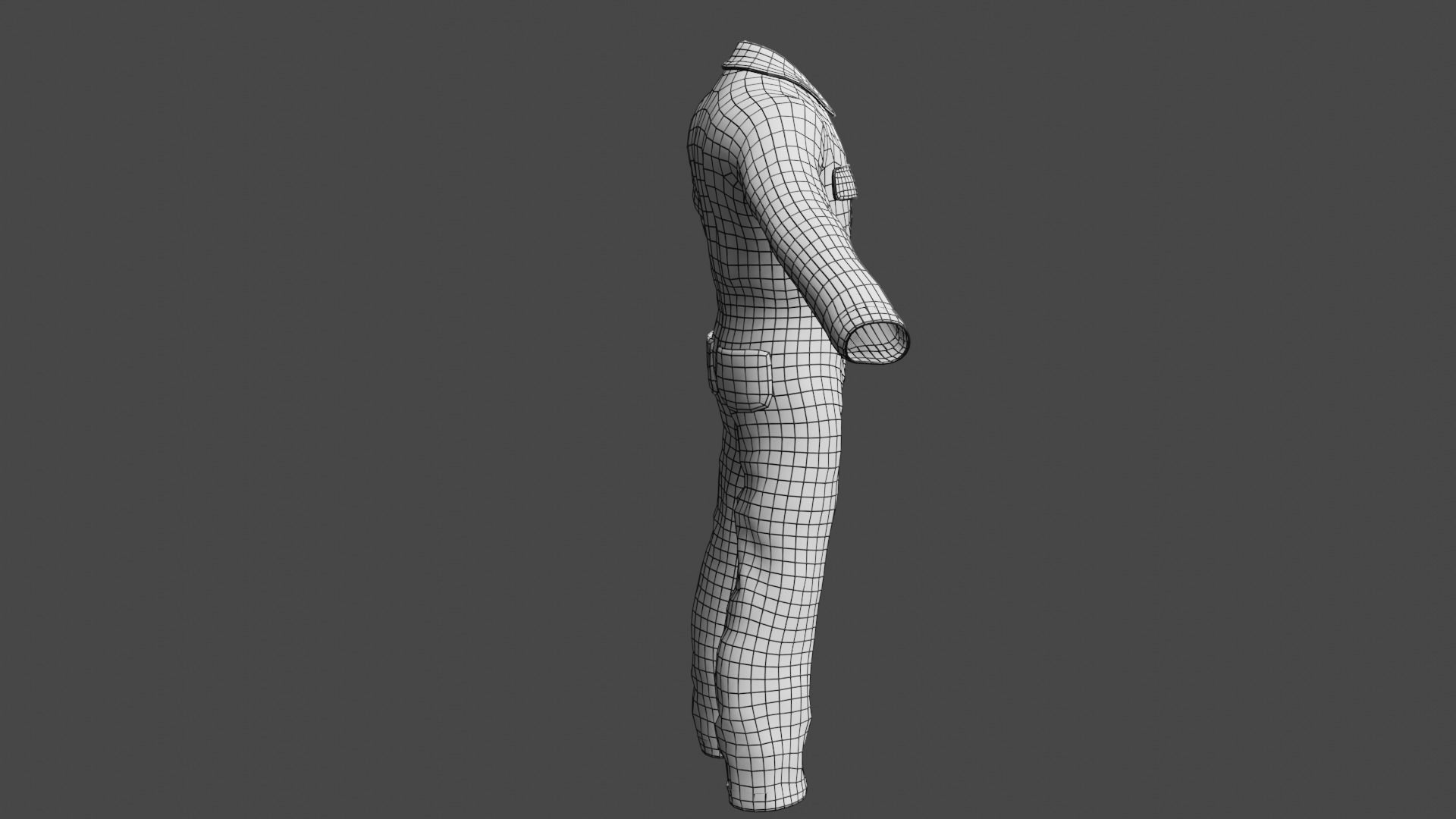  Workman  Overall Low-poly 3D model_22