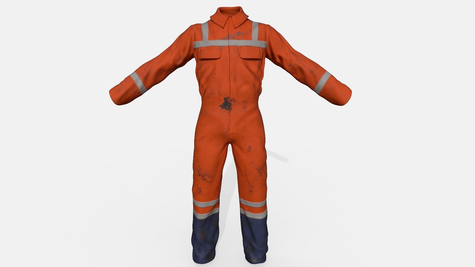  Workman  Overall Low-poly 3D model_2