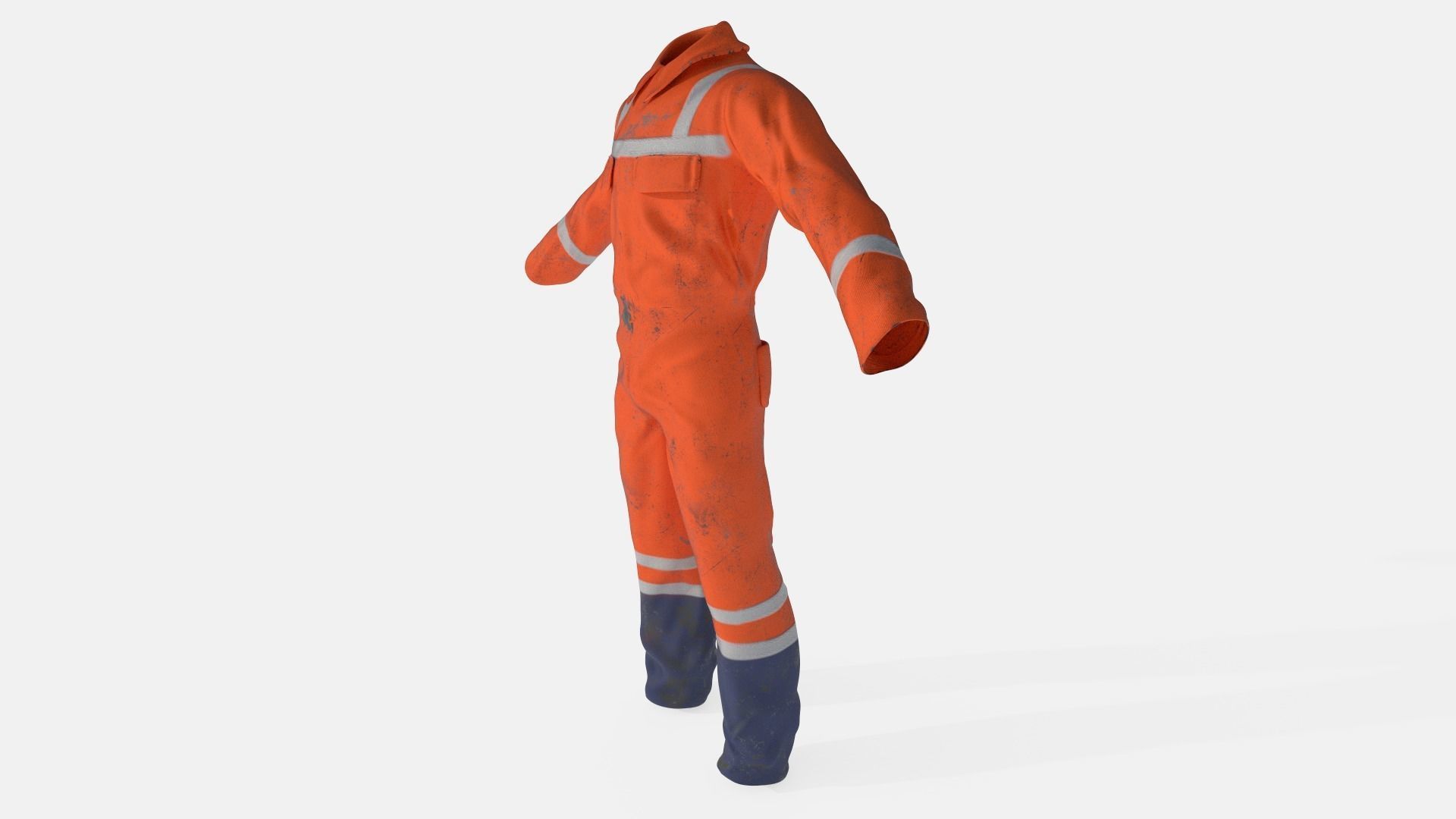  Workman  Overall Low-poly 3D model_10