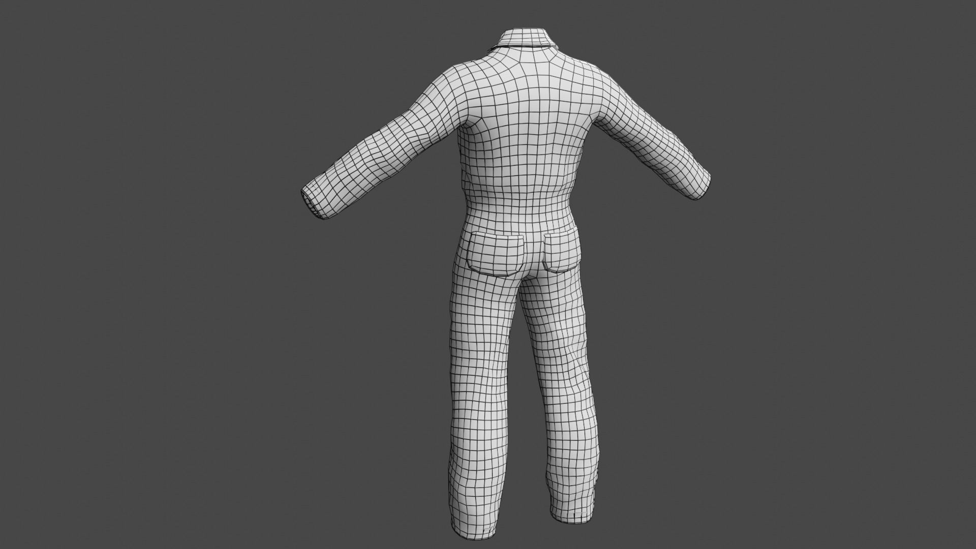  Workman  Overall Low-poly 3D model_21
