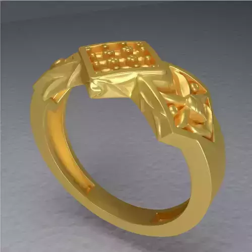 Emboss Ring 3D print model