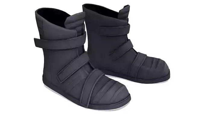 Rebel Dystopian Straps Flat Boots