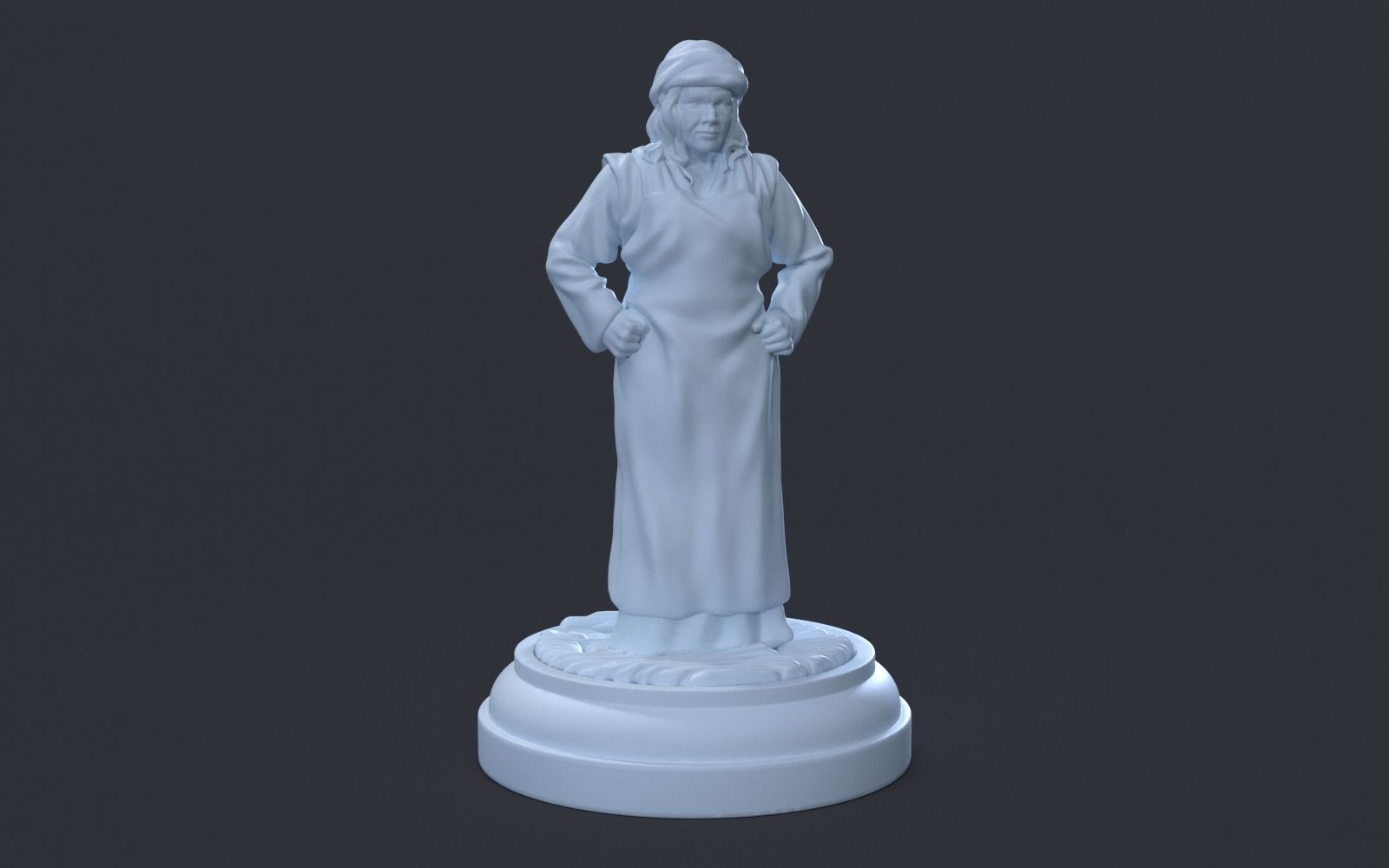 Innkeepers wife DnD 3D model 3D printable | CGTrader