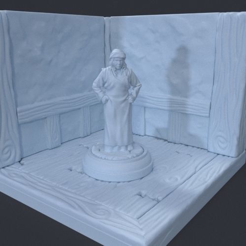 Innkeepers wife DnD 3D model 3D printable | CGTrader