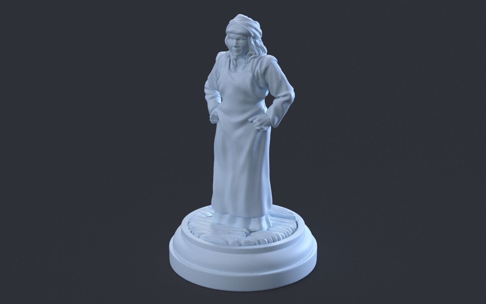 Innkeepers wife DnD 3D model 3D printable | CGTrader
