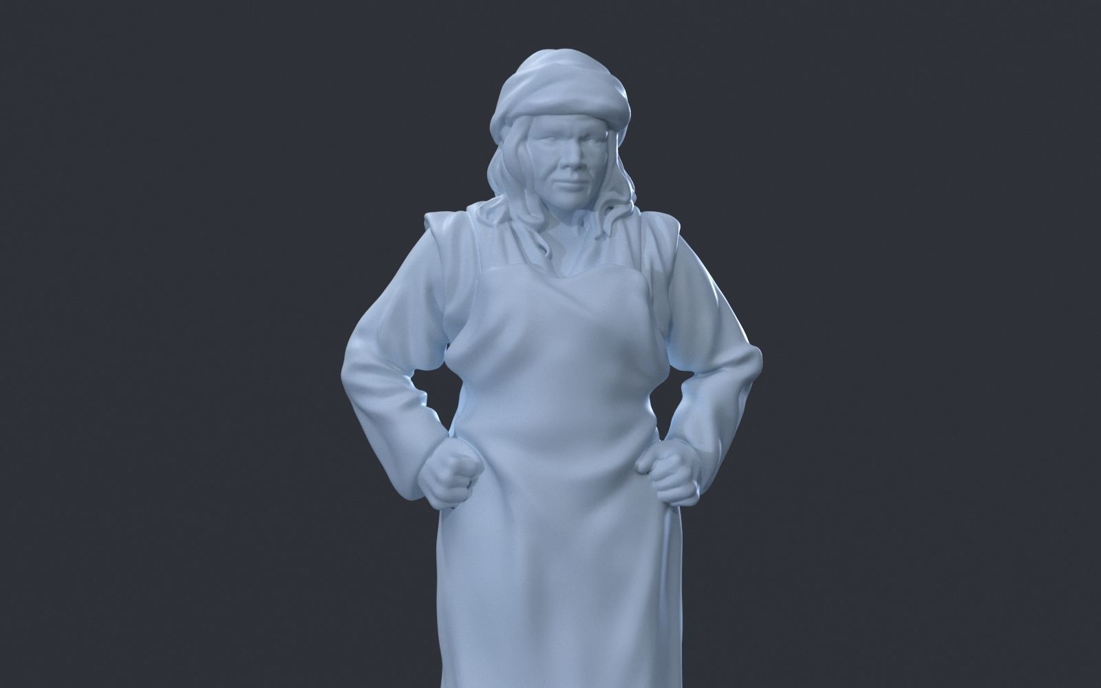 Innkeepers wife DnD 3D model 3D printable | CGTrader