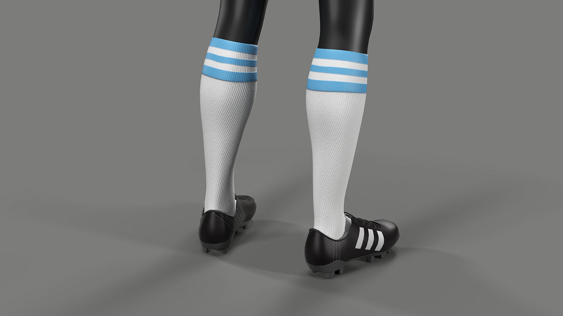 Argentina Football Jersey FIFA World Cup 2022 Low-poly 3D model_30