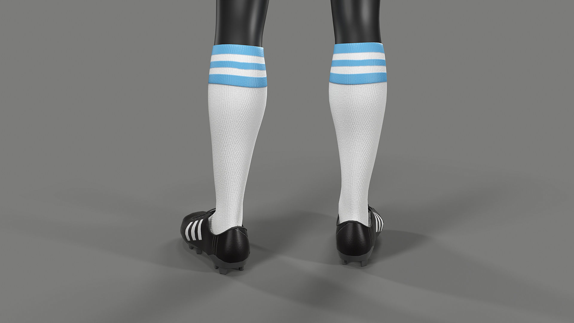 Argentina Football Jersey FIFA World Cup 2022 Low-poly 3D model_31